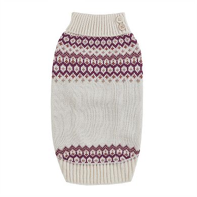 Friends Forever Fair Isle Pet Sweater