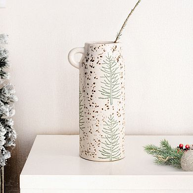 Tree Vase Tall Textured Design Table Decor