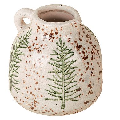 Tree Vase Small Textured Ceramic Table Decor