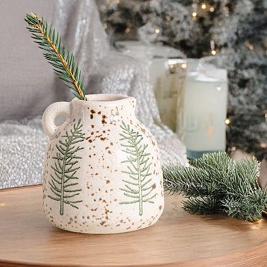Tree Vase Small Textured Ceramic Table Decor