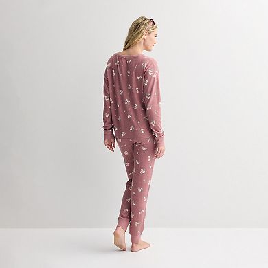 Women's Tall Sonoma Goods For Life® 2 Pack Pajama Top & Pajama Bottoms Set