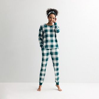 Women's Tall Sonoma Goods For Life® 2 Pack Pajama Top & Pajama Bottoms Set