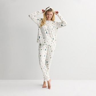 Women's Tall Sonoma Goods For Life® 2 Pack Pajama Top & Pajama Bottoms Set