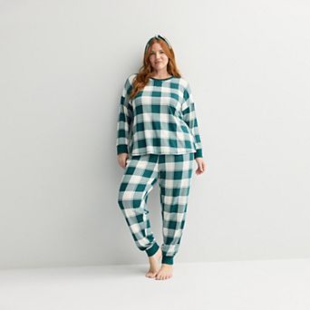 Plus Size Sonoma Goods For Life® 2 Pack Pajama Top & Pajama Bottoms Set