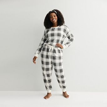Plus Size Sonoma Goods For Life® 2 Pack Pajama Top & Pajama Bottoms Set