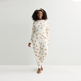 Plus Size Sonoma Goods For Life® 2 Pack Pajama Top & Pajama Bottoms Set