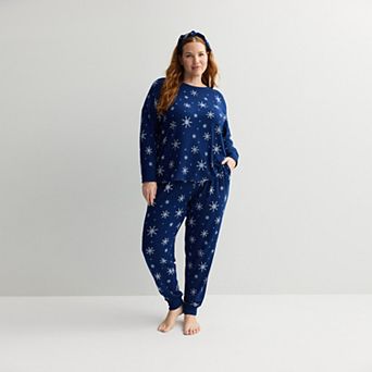 Plus Size Sonoma Goods For Life® 2 Pack Pajama Top & Pajama Bottoms Set