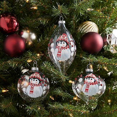 Studio 66 Penny Penguin Christmas Ornament Set of 3
