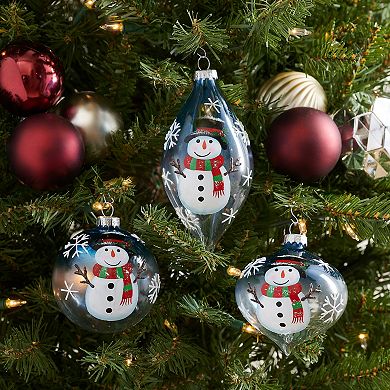 Studio 66 Snowman Christmas Ornament Set of 3
