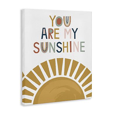Stupell Home Decor You Are My Sunshine Canvas Wall Art