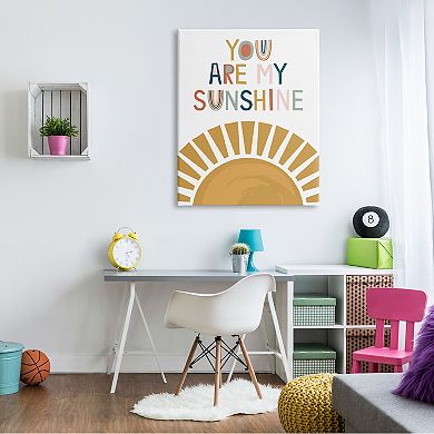 Stupell Home Decor You Are My Sunshine Canvas Wall Art