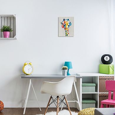 Stupell Home Decor Giraffe Headphone Portrait Plaque Wall Art