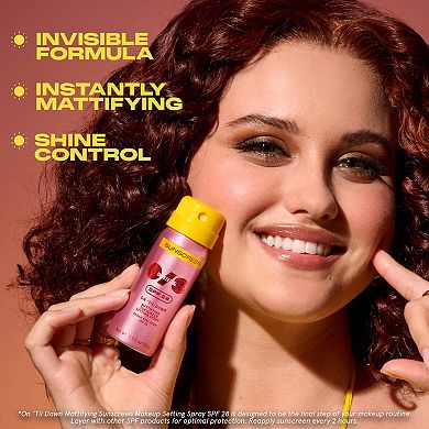 Mini On 'Til Dawn Mattifying Sunscreen Makeup Setting Spray SPF 28