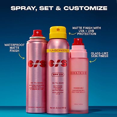 Mini On 'Til Dawn Mattifying Sunscreen Makeup Setting Spray SPF 28