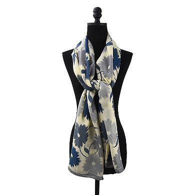 Mellow World Floral Soft Wrap Scarf