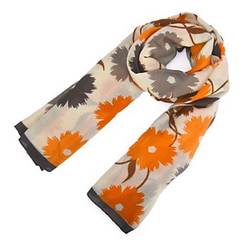 Mellow World Floral Soft Wrap Scarf