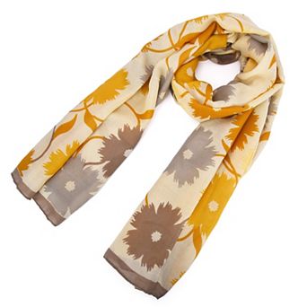 Mellow World Floral Soft Wrap Scarf