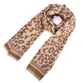 Mellow World Reversible Animal Print Wrap Scarf
