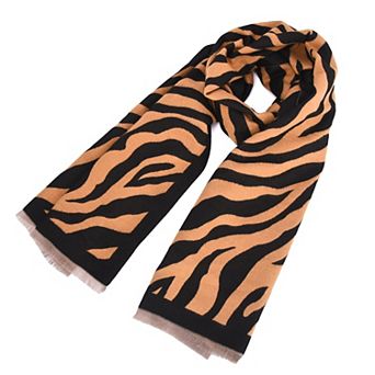 Mellow World Reversible Animal Print Wrap Scarf