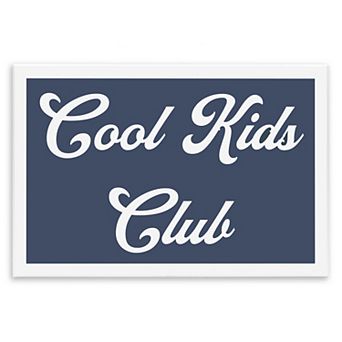 Stupell Home Decor Cool Kids Club Plaque Wall Art
