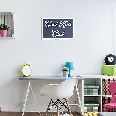 Stupell Home Decor Cool Kids Club Plaque Wall Art