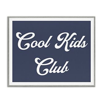Stupell Home Decor Cool Kids Club Framed Wall Art
