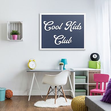 Stupell Home Decor Cool Kids Club Canvas Wall Art
