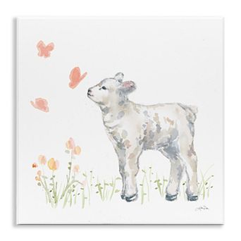 Stupell Home Decor Sweet Baby Lamb Plaque Wall Art