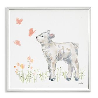 Stupell Home Decor Sweet Baby Lamb Framed Wall Art