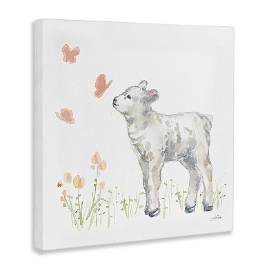 Stupell Home Decor Sweet Baby Lamb Canvas Wall Art