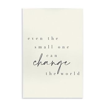 Stupell Home Decor Change The World Uplifting Nursery Plaque Wall Art