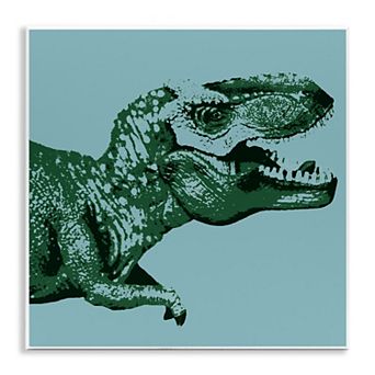 Stupell Home Decor T-Rex Dinosaur Kids Plaque Wall Art