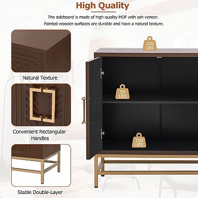 Merax Sideboard Buffet Cabinet with Storage