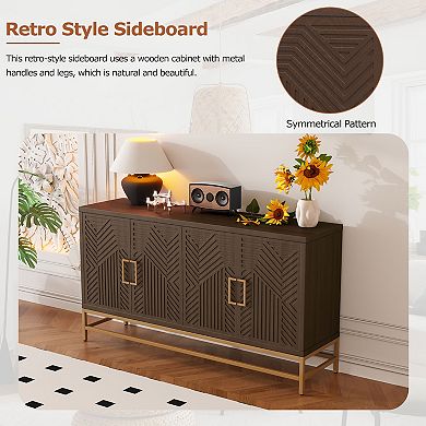 Merax Sideboard Buffet Cabinet with Storage