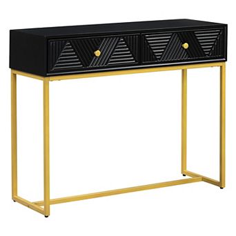 Merax Modern Sleek Console Table with Storage