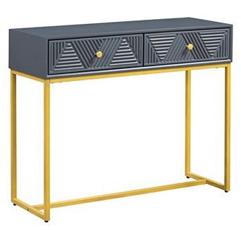 Merax Modern Sleek Console Table with Storage