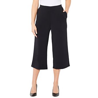 Catherines Women's Plus Size Anywear Wide Leg Capri