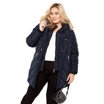 Avenue Women's Plus Size Abigail Puffer Jacket