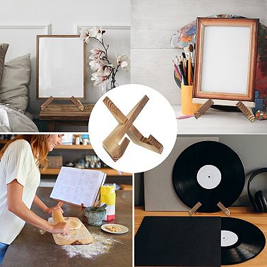 Wooden Plate Stands for Display, 6.5 Inch Display Holder for Plate