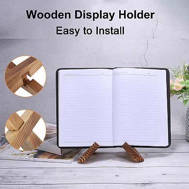 Wooden Plate Stands for Display, 6.5 Inch Display Holder for Plate