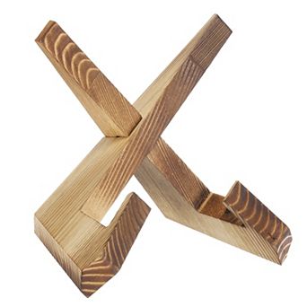 Wooden Plate Stands for Display, 6.5 Inch Display Holder for Plate