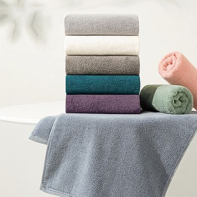 4 Pack Solid Cotton Hand Towels, Soft Absorbent Hand Towel Set, 13"x30" Face Towels for Bath Kitchen