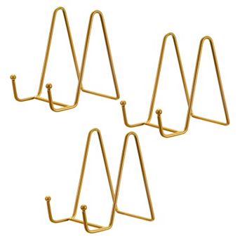 3 pc 4.3Inch Plate Stand for Display Iron Easel Plate Holder for Photo