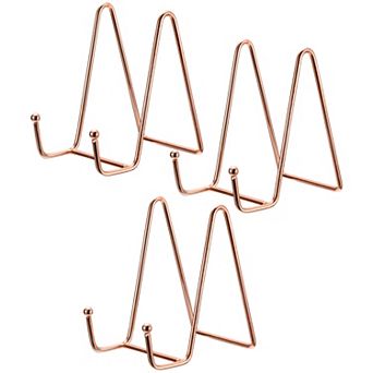 3 pc 4.3Inch Plate Stand for Display Iron Easel Plate Holder for Photo