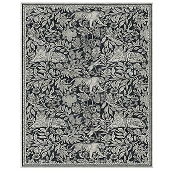 Garvee Machine Washable Modern Printed Tiger Pattern Area Rug Durable Carpet for Living Room Bedroom