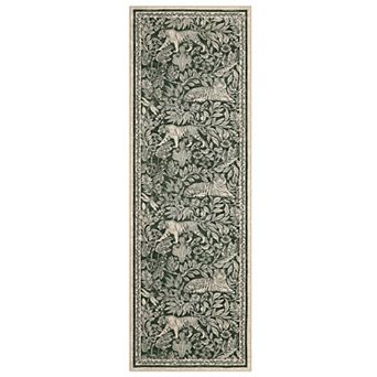 Garvee Machine Washable Modern Printed Tiger Pattern Area Rug Durable Carpet for Living Room Bedroom