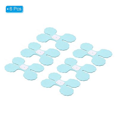 9.8ft Four-Leaf Garland, 6 Pack Tissue Paper Hanging Flower Garland Reusable Streamers for Party