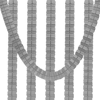 9.8ft Four-Leaf Garland, 6 Pack Tissue Paper Hanging Flower Garland Reusable Streamers for Party