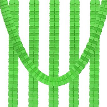 9.8ft Four-Leaf Garland, 6 Pack Tissue Paper Hanging Flower Garland Reusable Streamers for Party