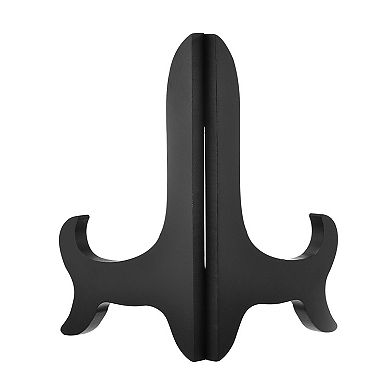 2pcs 7" Easel Plate Holder, Wooden Folding Display Stand for Decorative Picture Frame